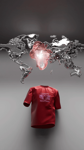 RED-PINK TEE (NEW YEARS SALE)