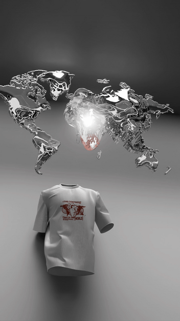 WHITE-RED TEE (New Years Sale)