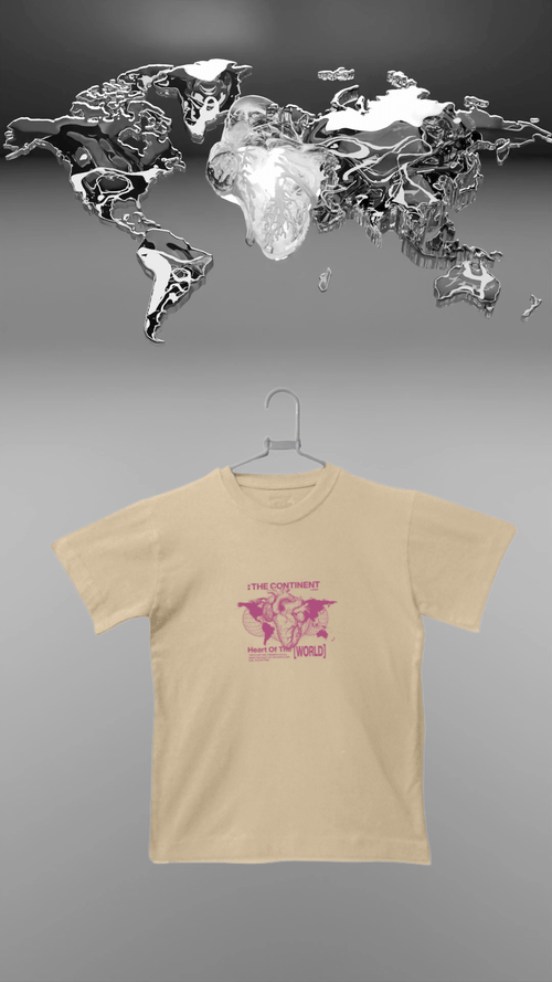 BEIGE-PINK TEE